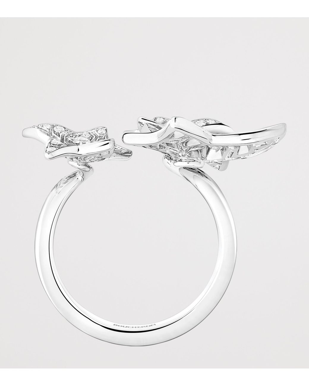 Boucheron White And Diamond Lierre De Paris Ring