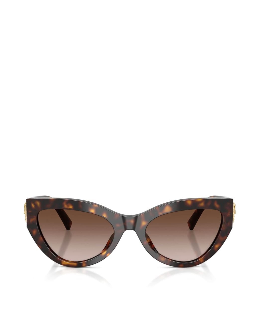 Dolce & Gabbana Brown Tortoiseshell Cat-Eye Sunglasses