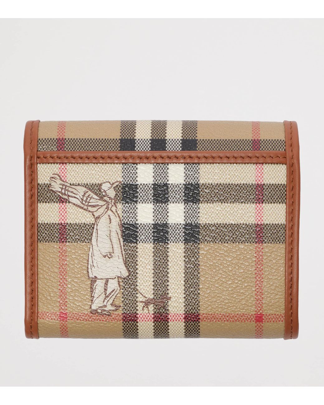 Burberry Natural Check Mates Folding Wallet