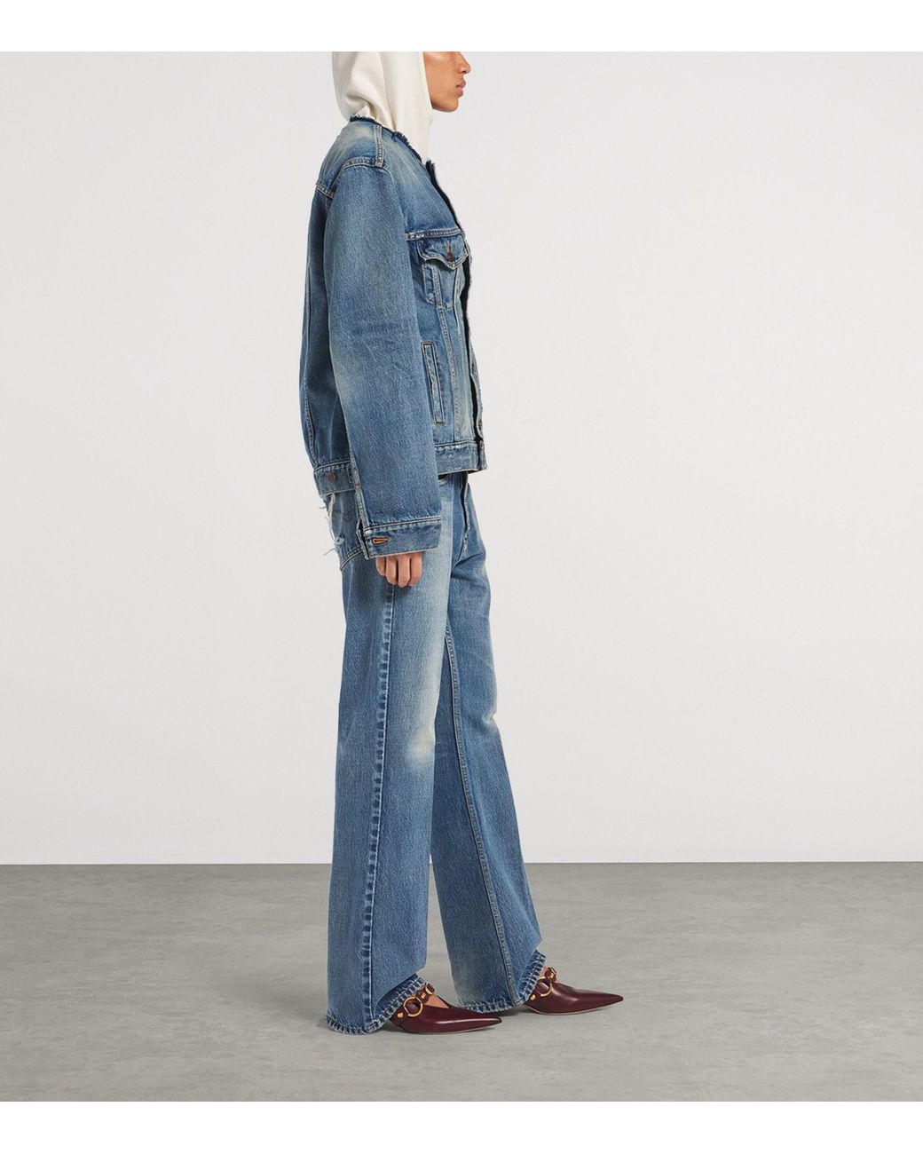 Balenciaga Blue Denim Jacket
