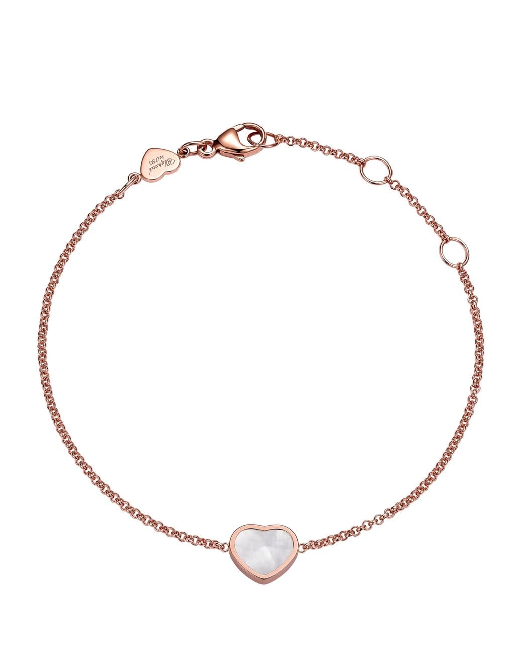 Chopard Metallic And Mother-Of-Pearl My Happy Hearts Bracelet