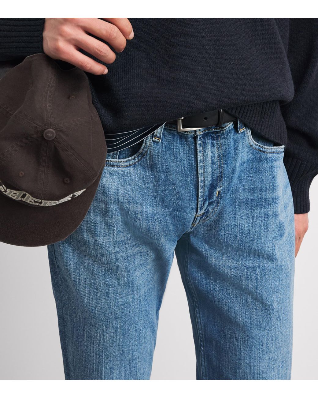 7 For All Mankind Blue The Straight Jeans for men