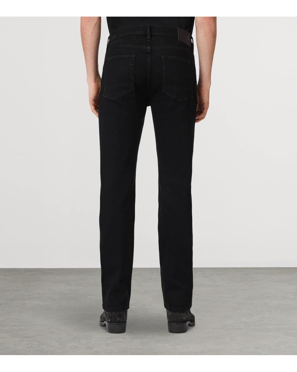 AllSaints Black Sid Comfort Jeans for men