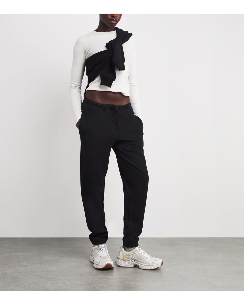 Skims Black Fleece Classic Sweatpants