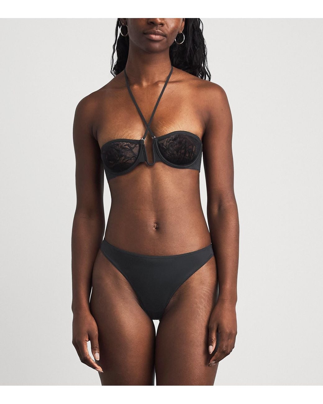 Wolford Black Lace Multiway Strapless Bra