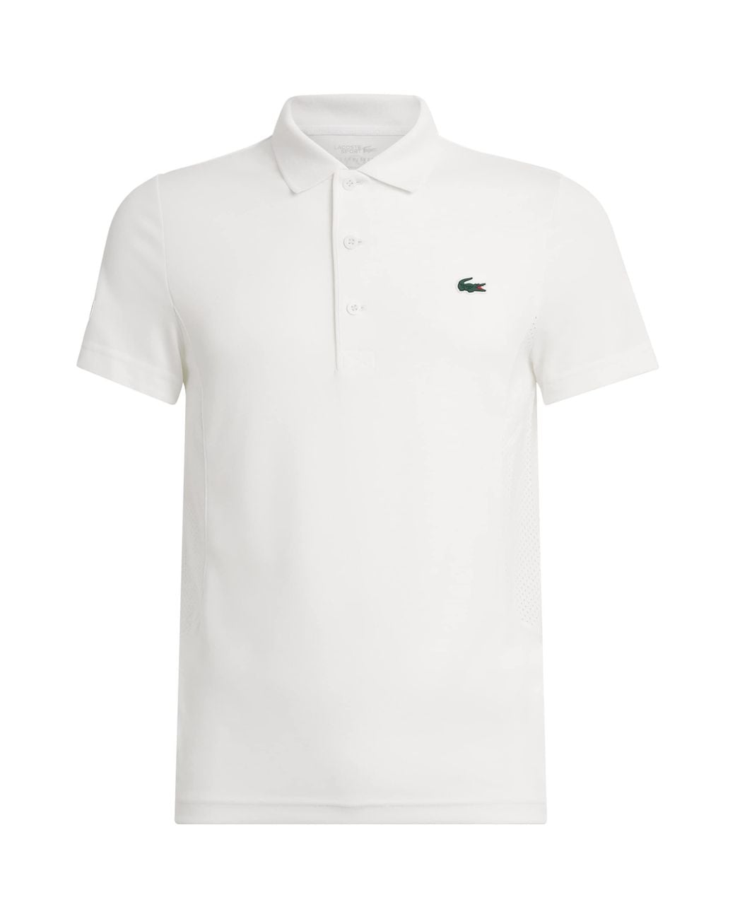 Lacoste White Technical Polo Shirt for men