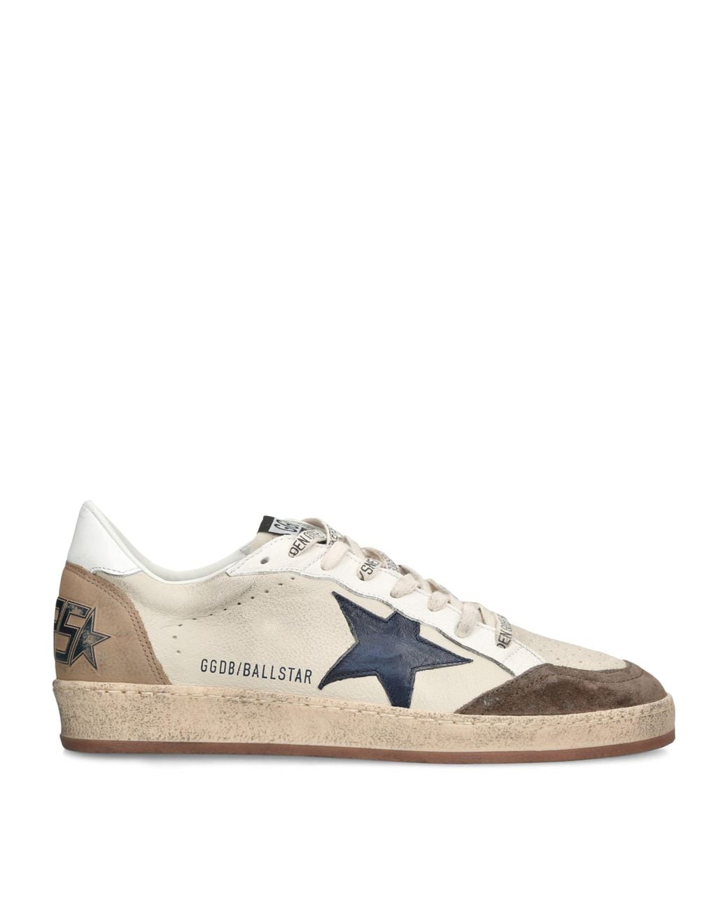 Golden Goose Deluxe Brand White Leather Ballstar Sneakers for men