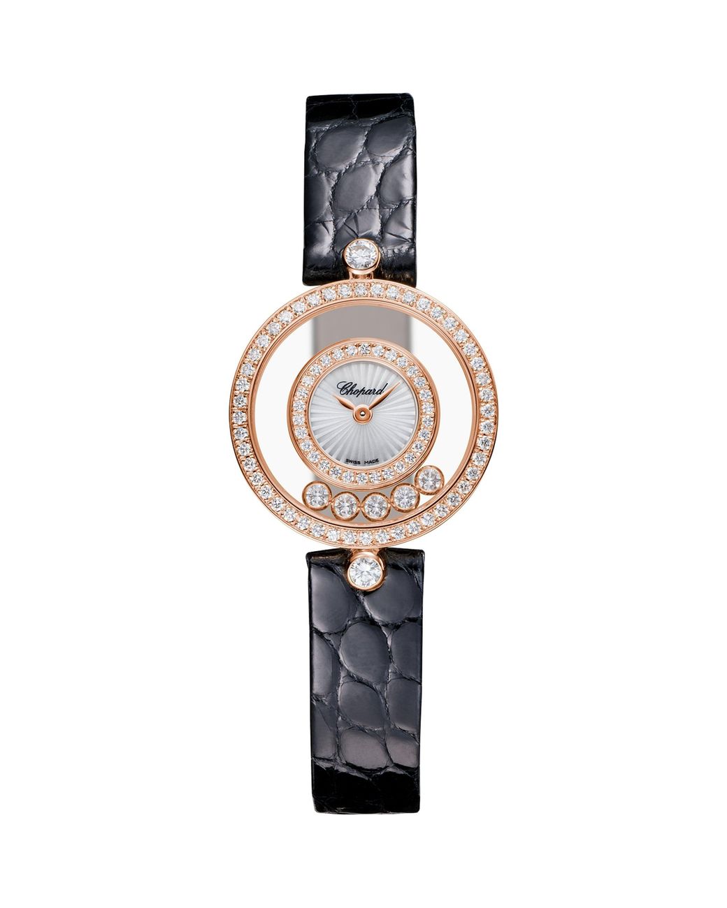 Chopard White And Diamond Happy Diamonds Watch