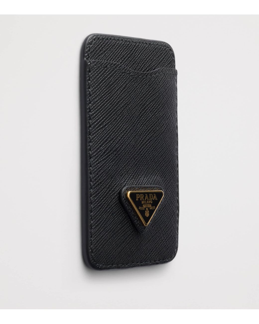 Prada Black Saffiano Leather Card Holder