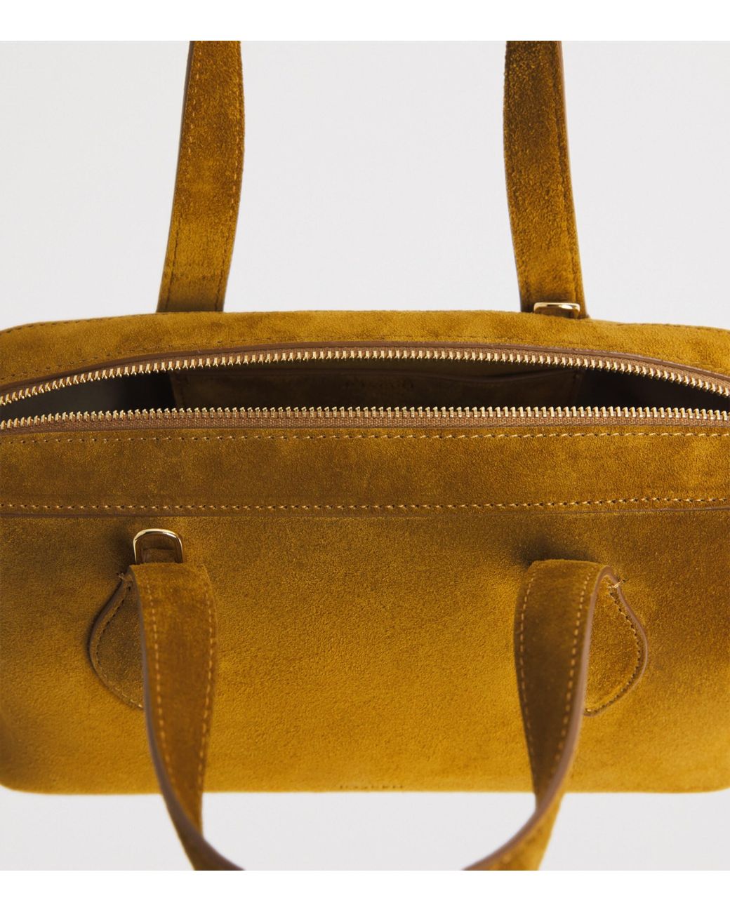 Joseph Metallic Mini Suede Loaf Top-Handle Bag