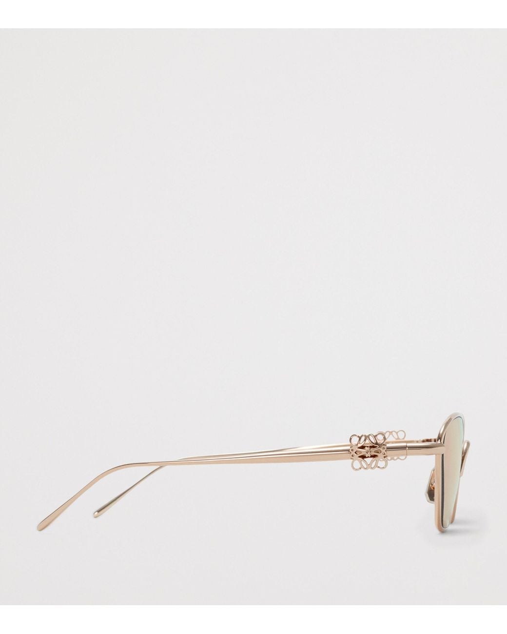 Loewe Pink Anagram Hexagonal Sunglasses