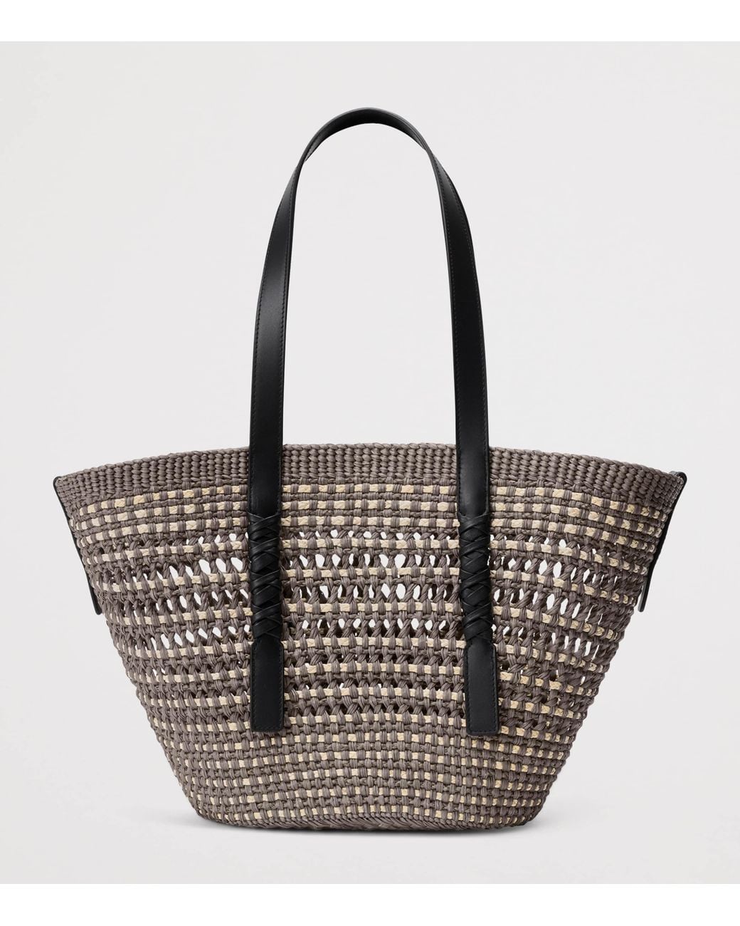 Loewe Black X Paula's Ibiza Medium Braid Basket Bag