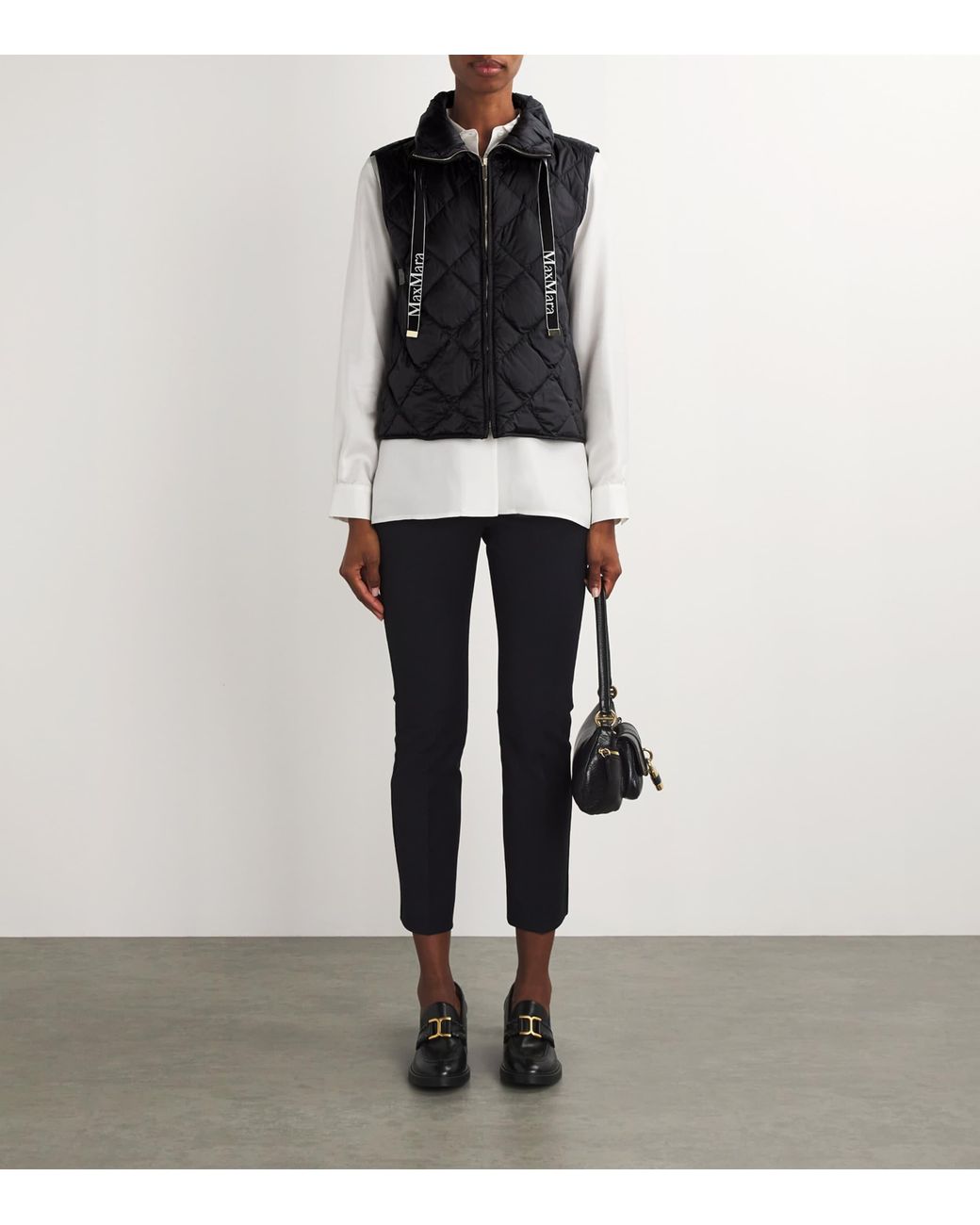 Max Mara Black Down Gilet