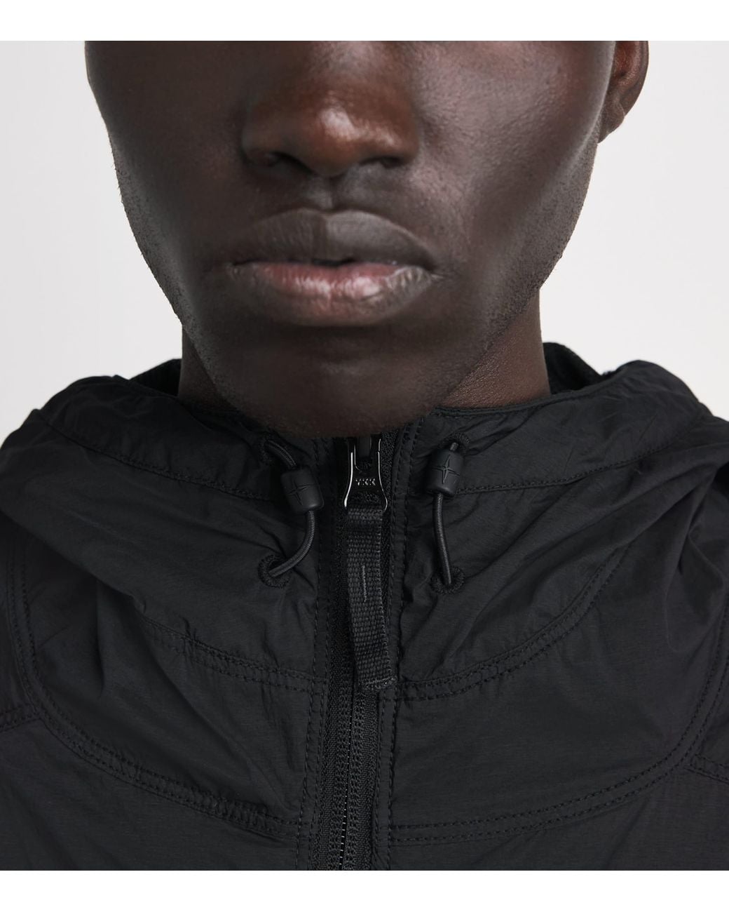 Stone Island Black Nylon Stretch-Tc Jacket for men