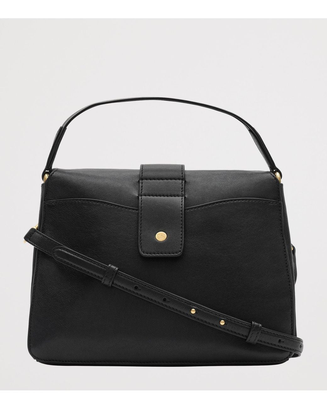 Burberry Black Small Leather Rider Bag