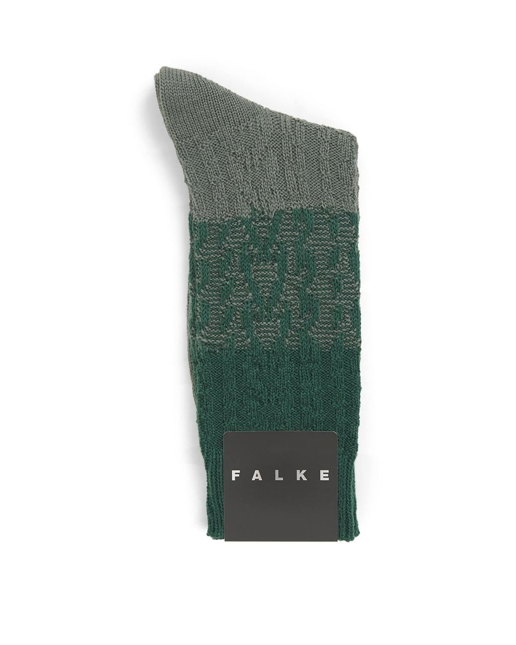Falke Green Virgin Wool-Blend Free Climber Socks for men