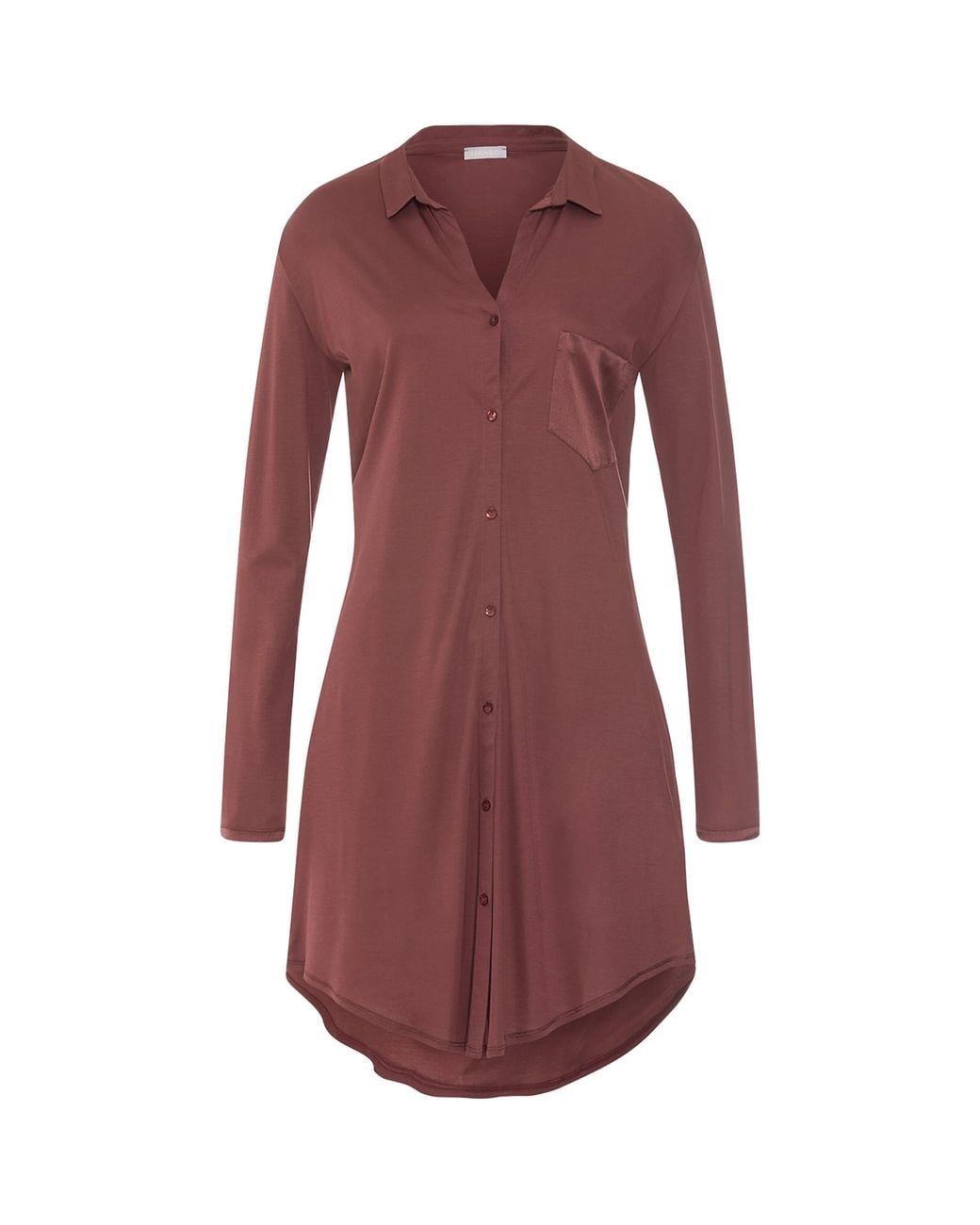 Hanro Red Modal-Silk Grand Central Nightdress