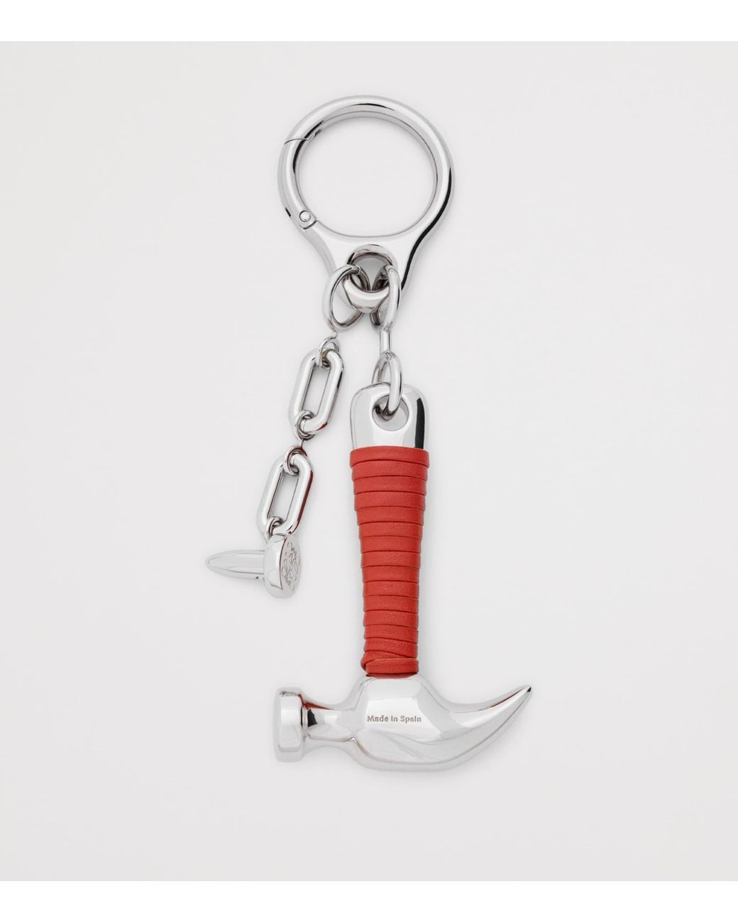 Loewe White Hammer Bag Charm