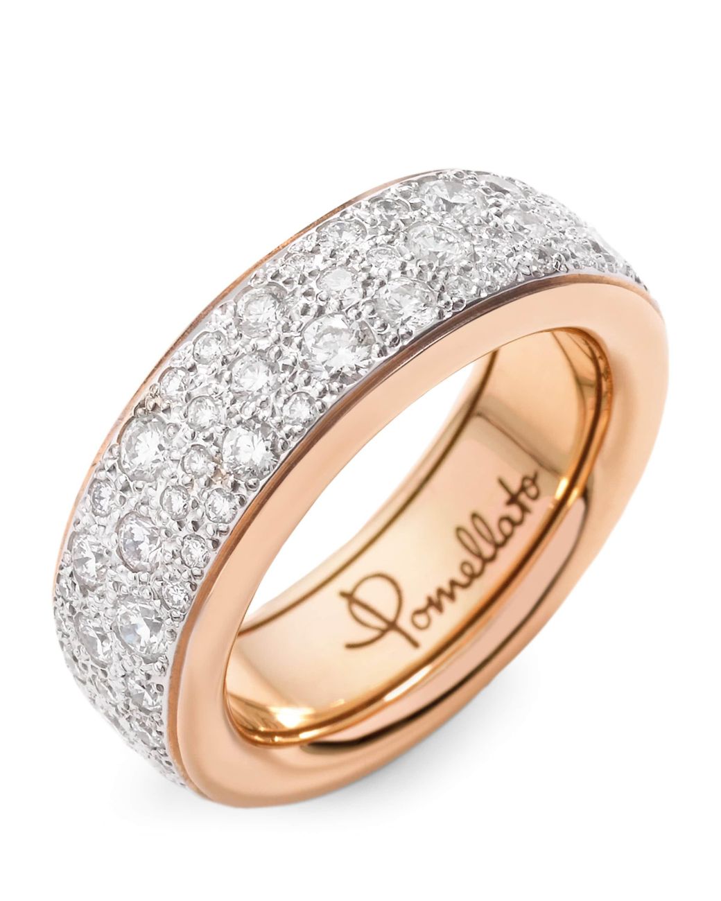 Pomellato Metallic And Diamond Iconica Ring