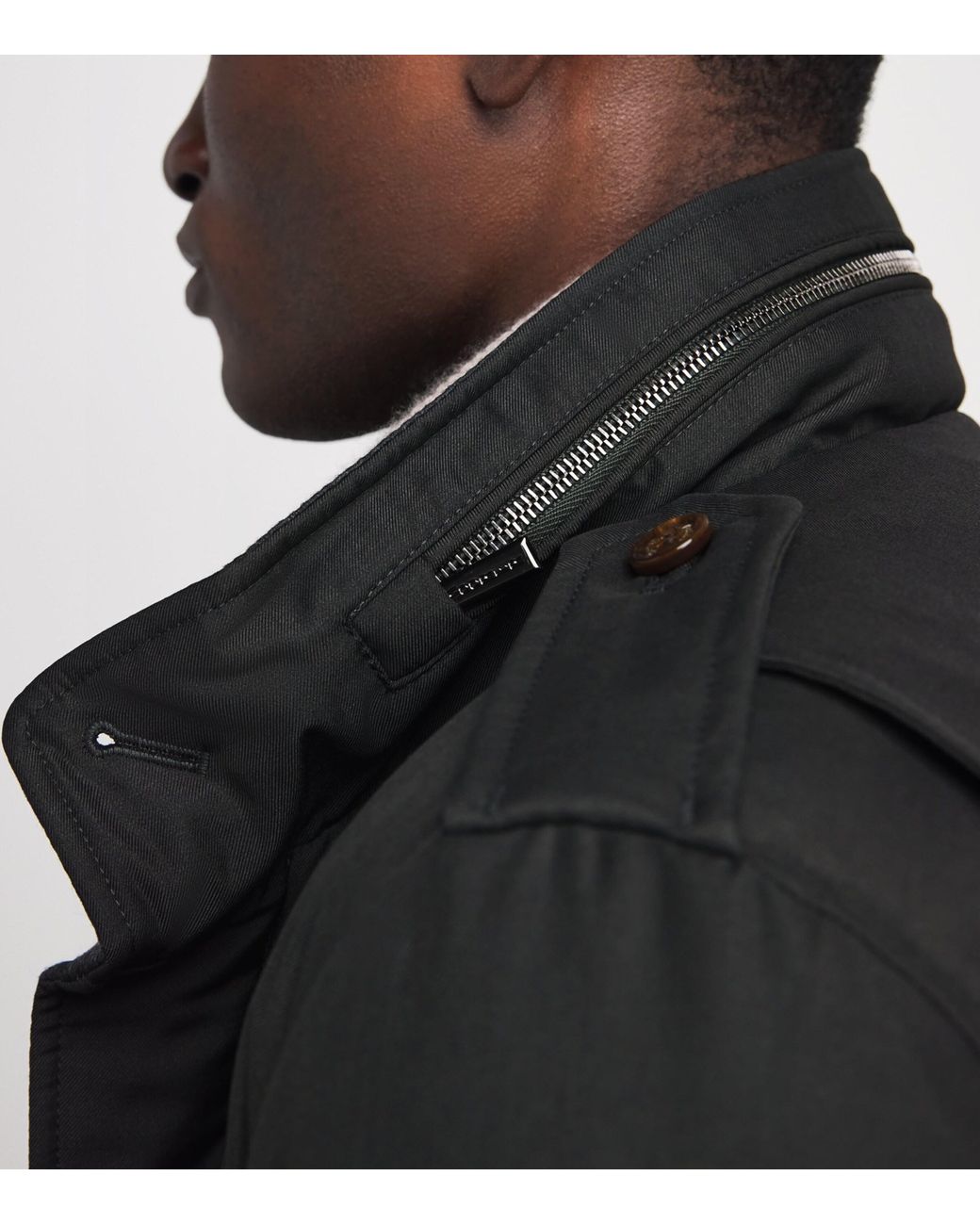 Moorer Black Field Denver Jacket for men