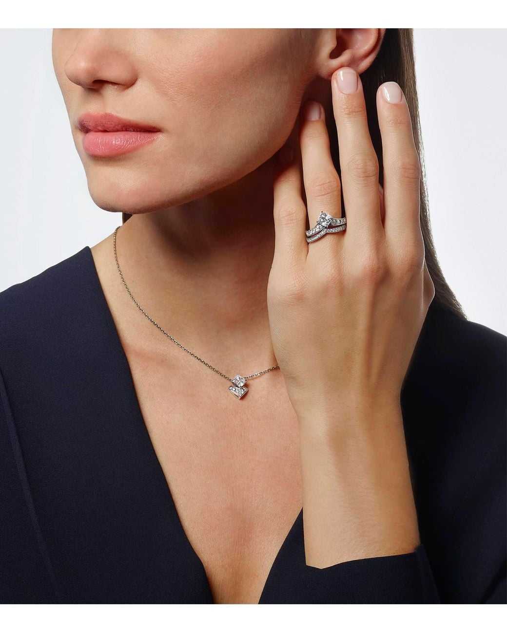 Chaumet White And Diamond Joséphine Aigrette Ring