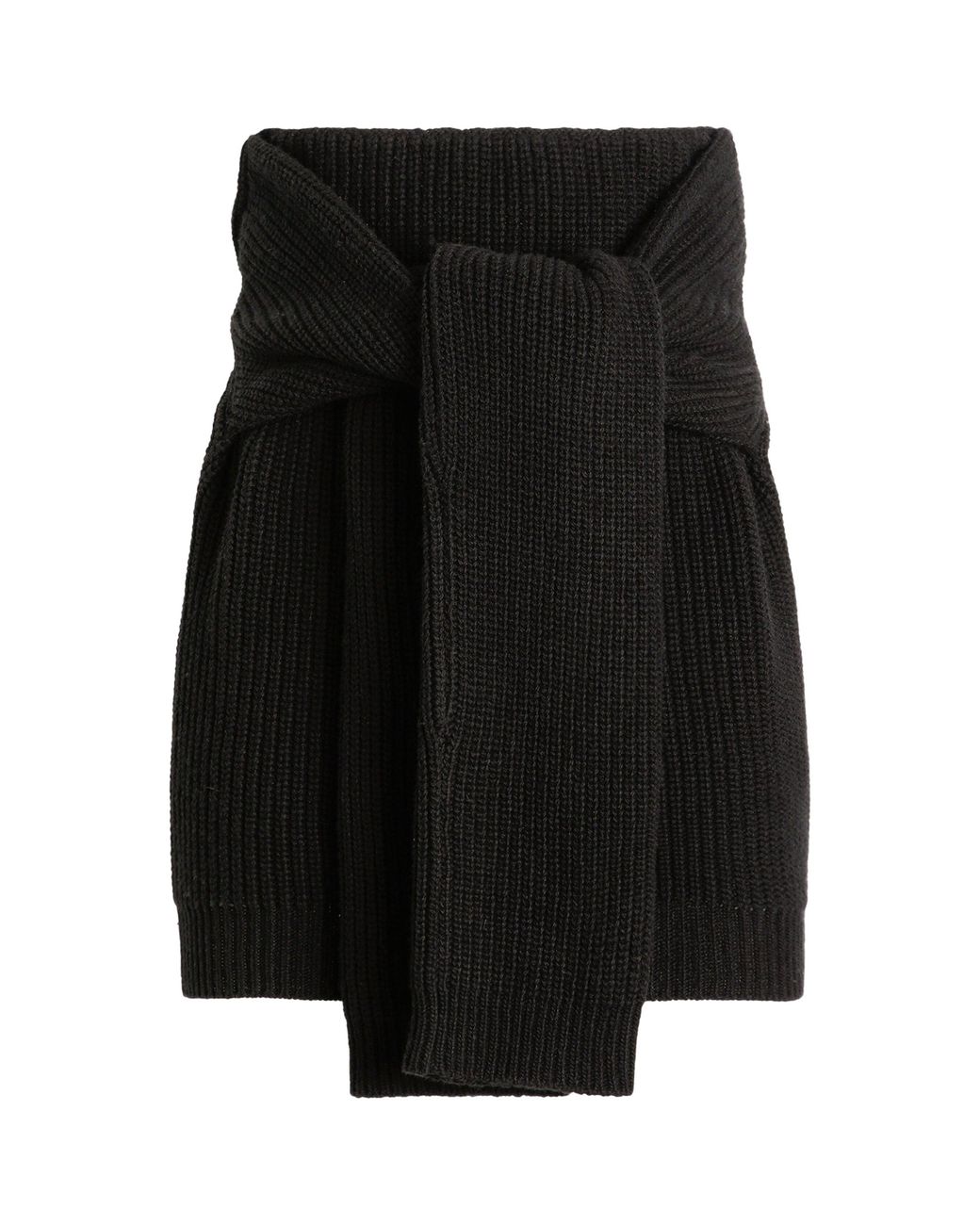 Dolce & Gabbana Black Virgin Wool Mini Skirt