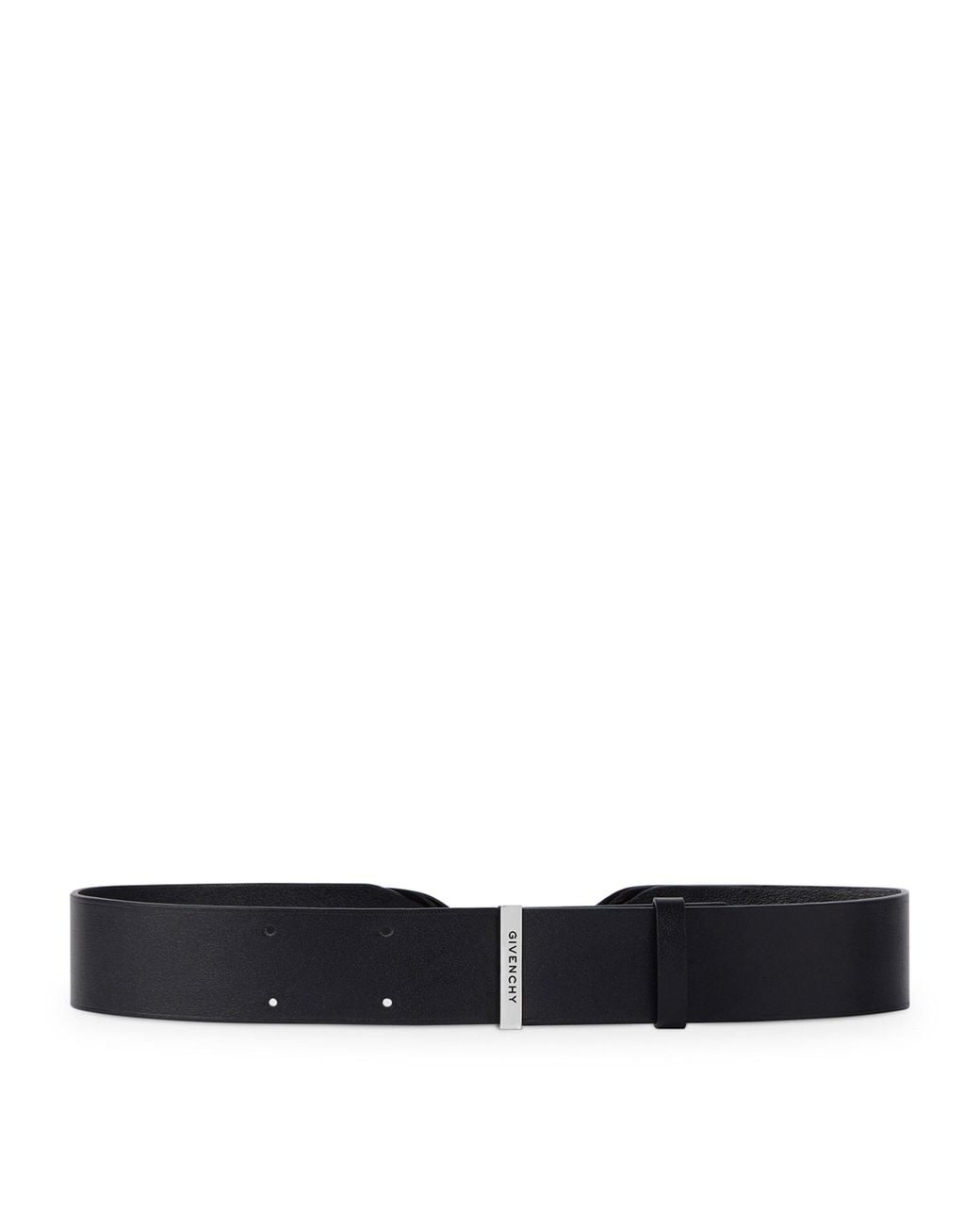 Givenchy Blue Leather Bow Belt