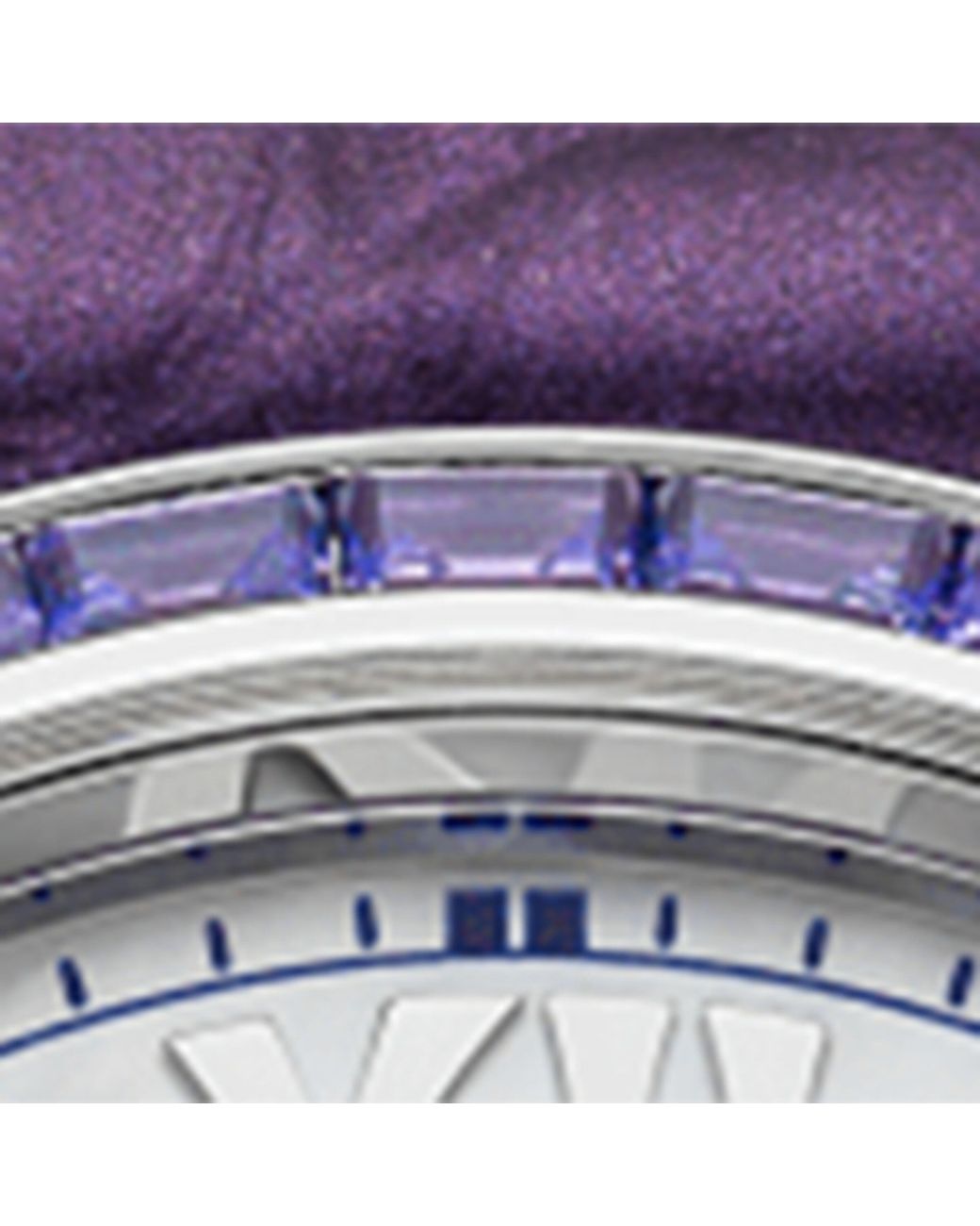 Chopard Purple Diamond And Sapphire Happy Sport Joaillerie Watch