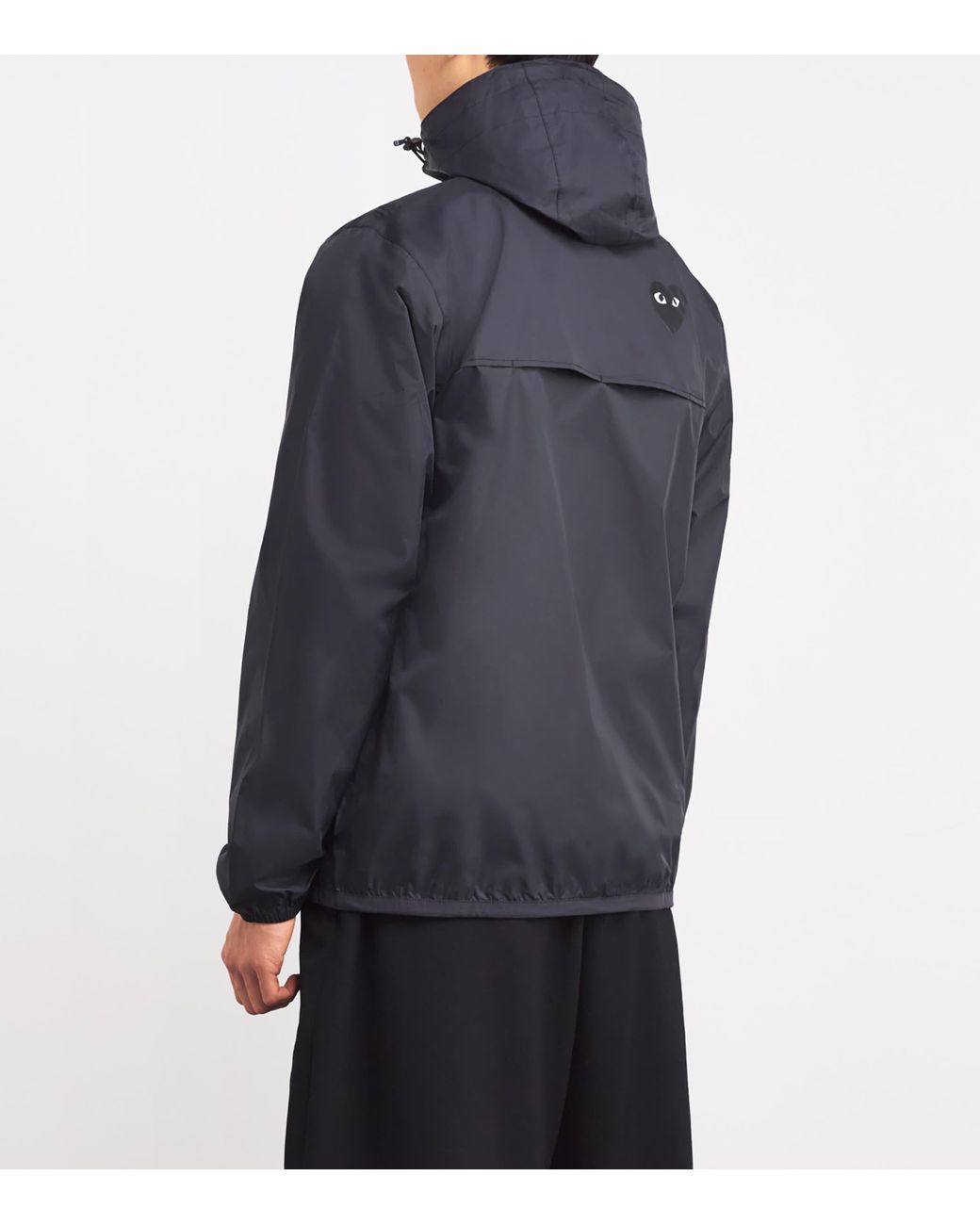 COMME DES GARÇONS PLAY Blue X K-Way Nylon Water-Resistant Jacket for men