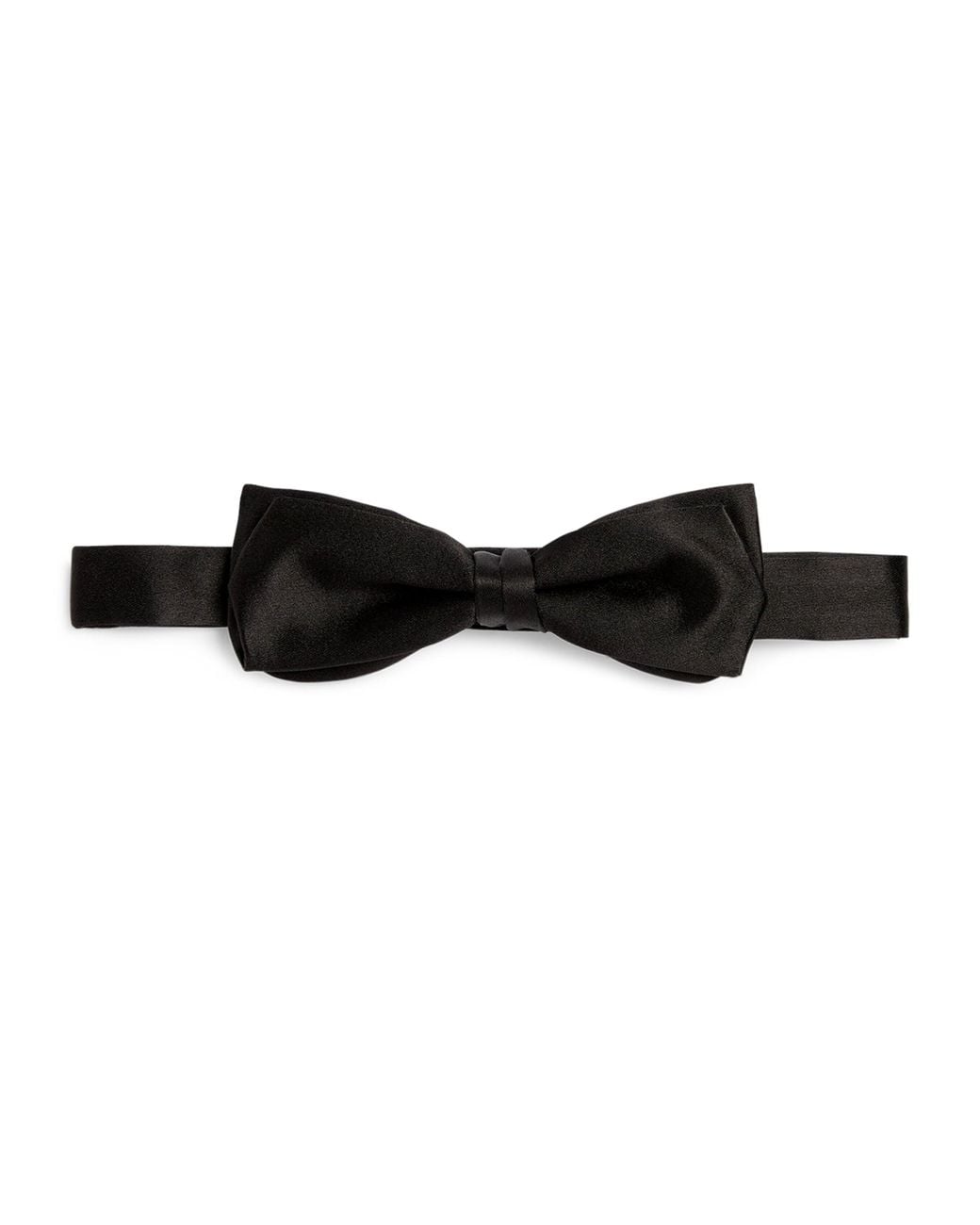 Pal Zileri Black Silk Bow Tie for men
