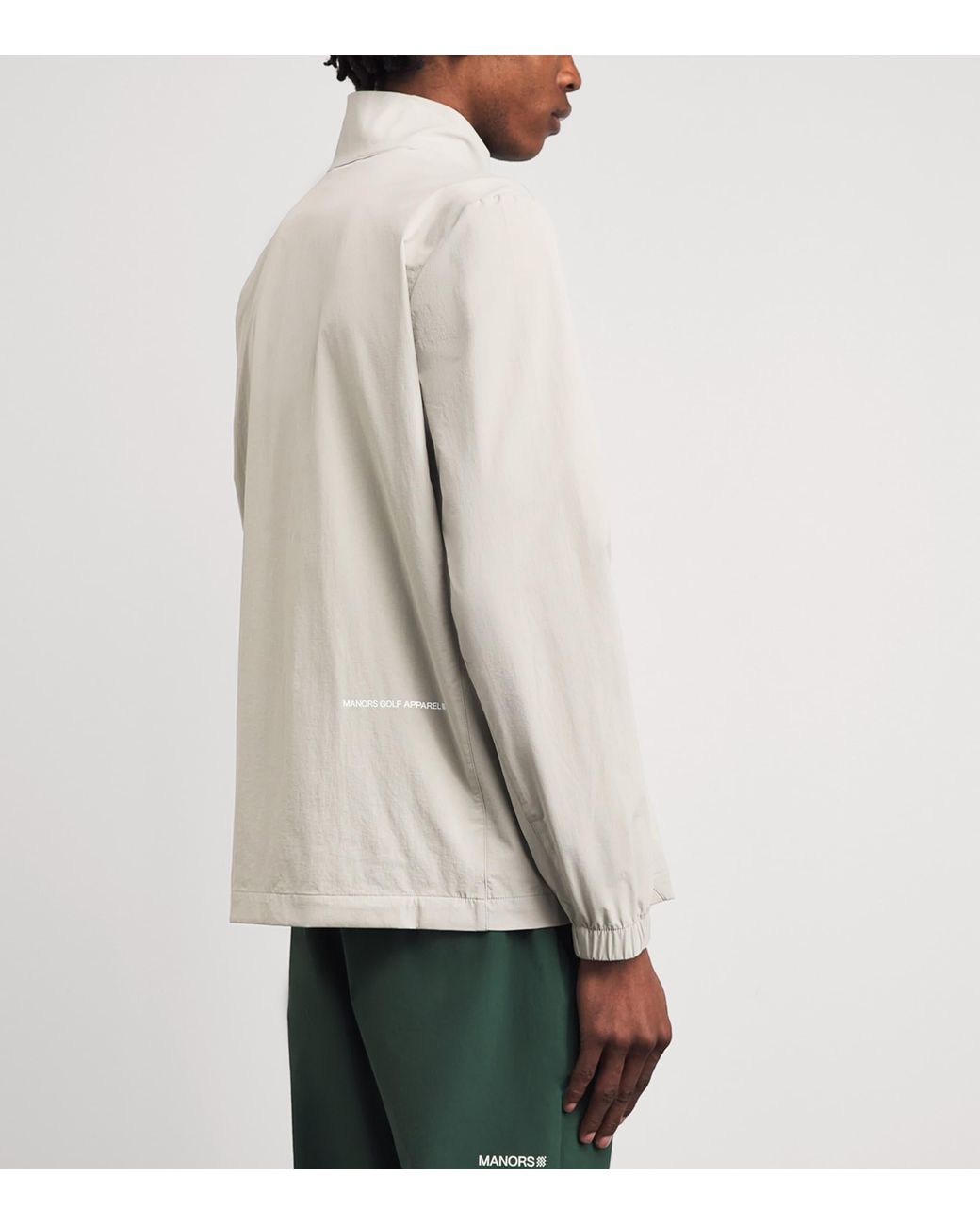 Manors White Lightweight Course Jacket for men