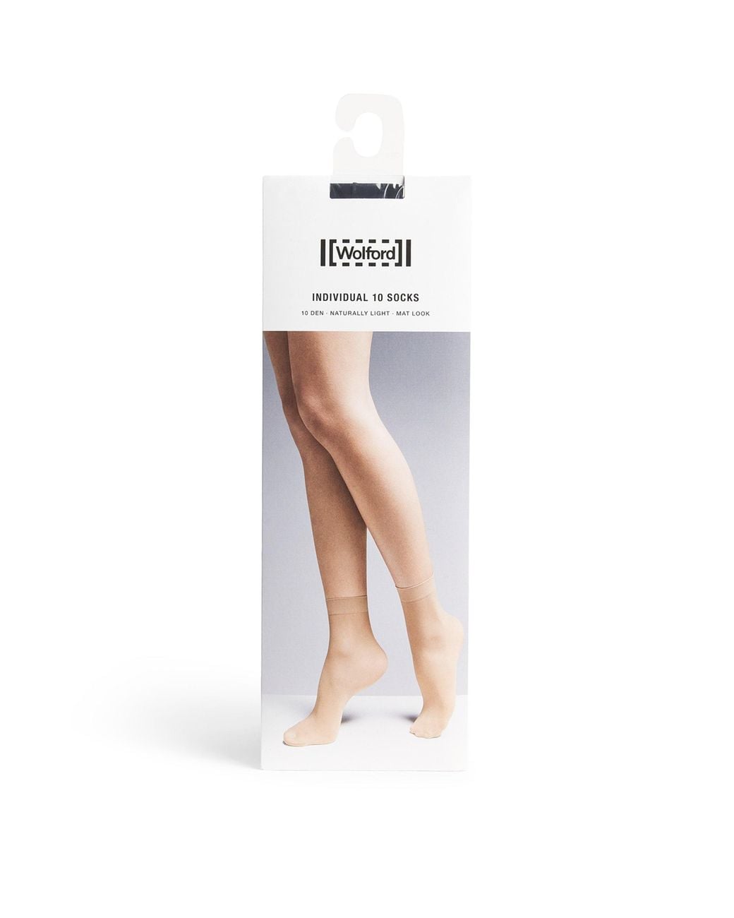 Wolford White Individual 10 Socks