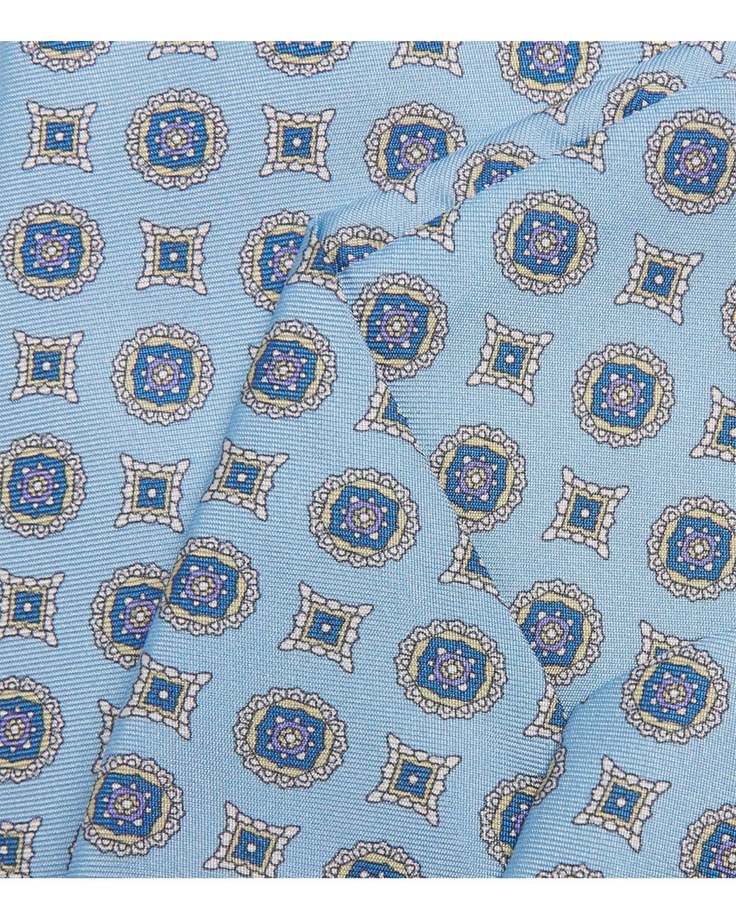 Eton of Sweden Blue Silk Medallion Tie for men