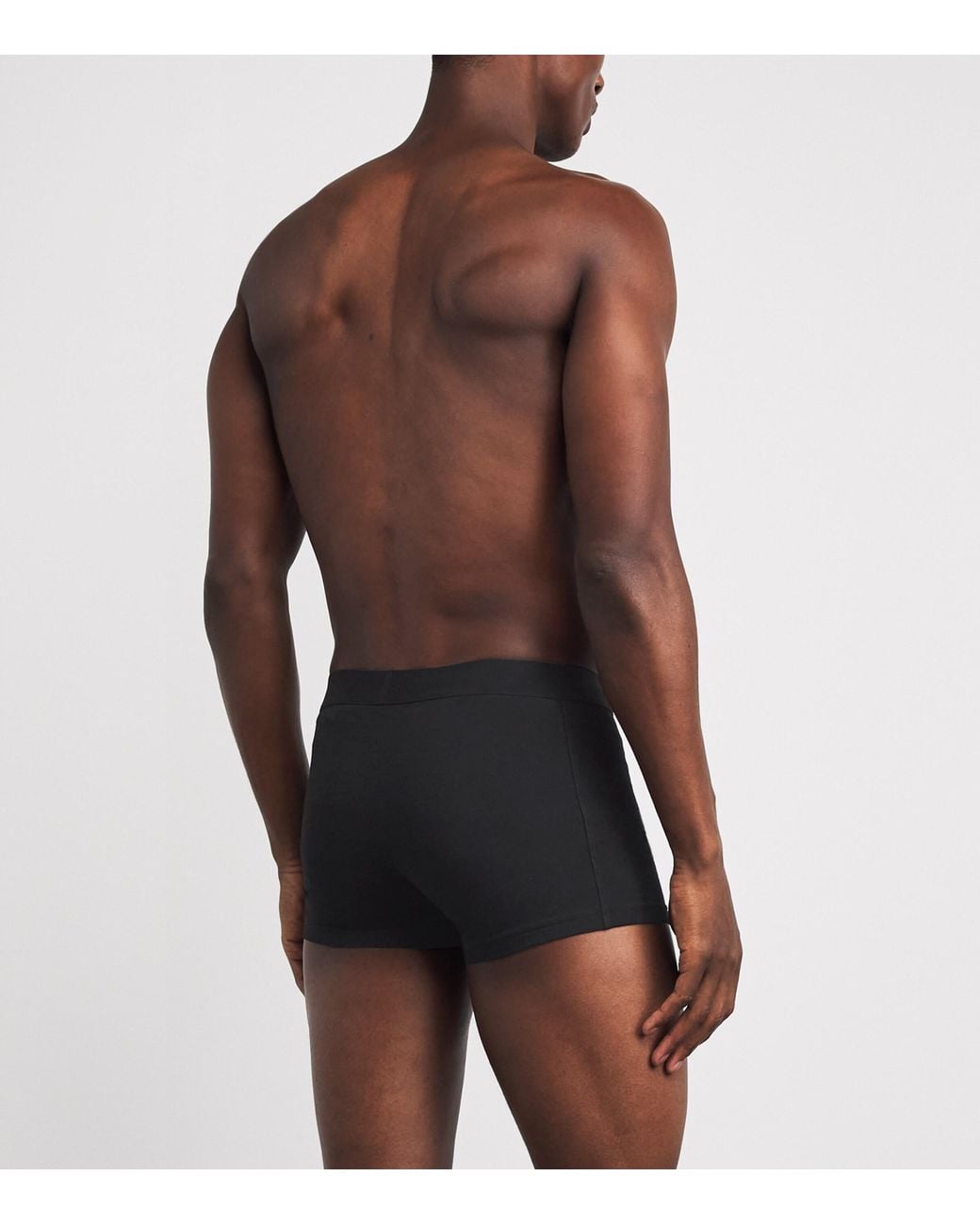 Boss Black Stretch-Organic Cotton Trunks for men