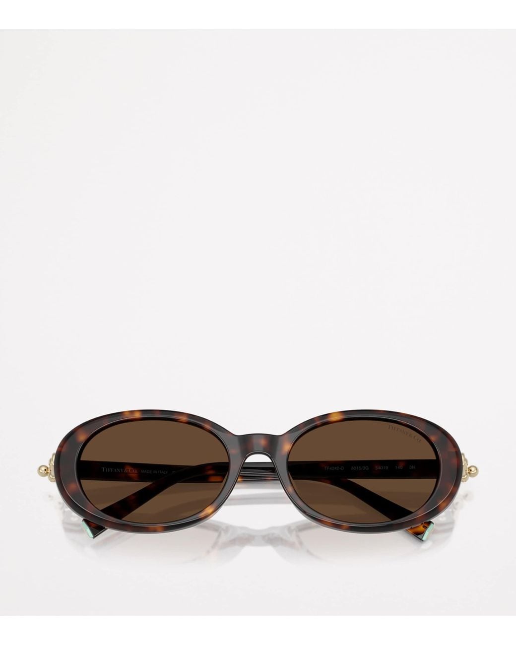 Tiffany & Co Brown Acetate Oval Tf4242D Sunglasses