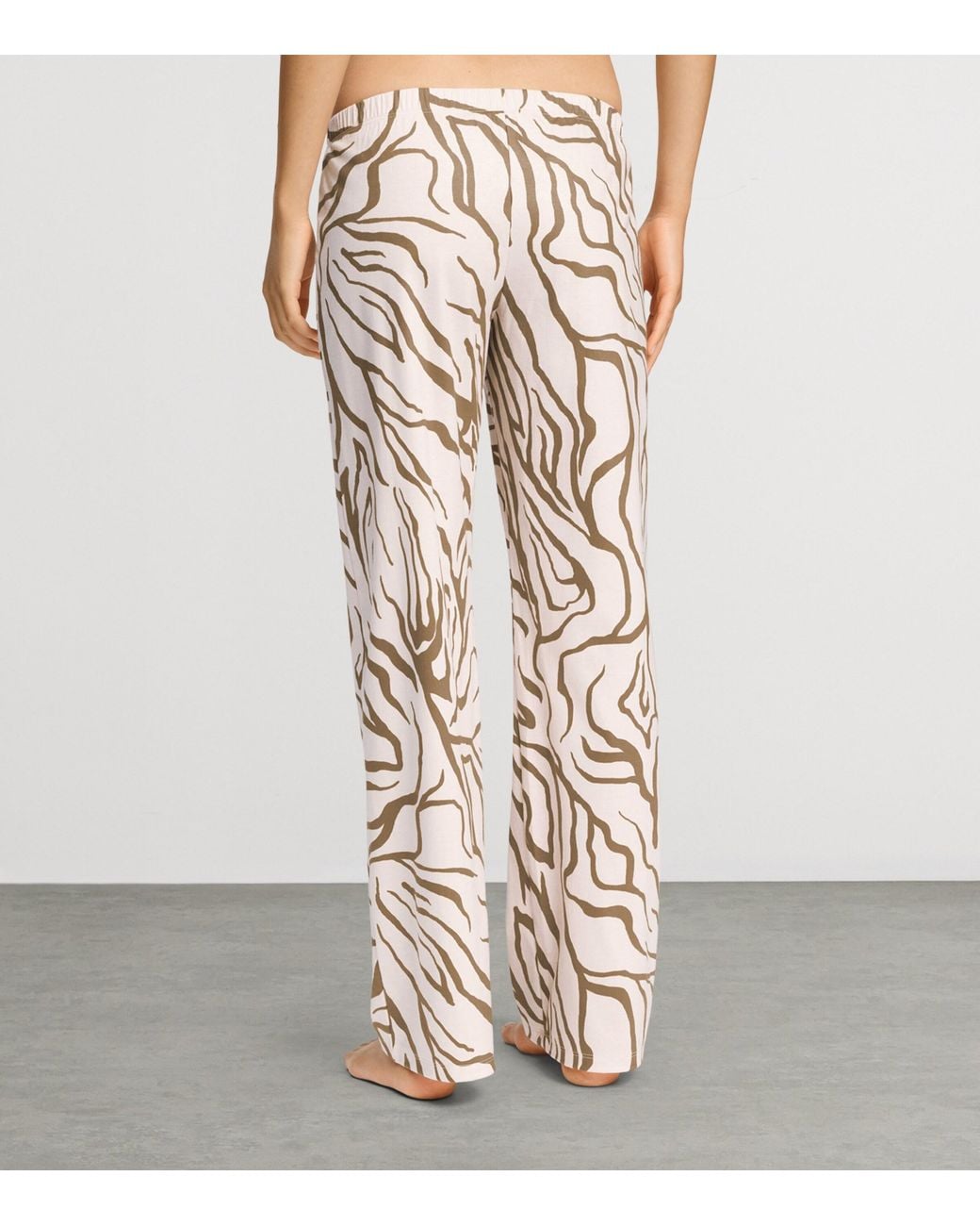 Hanro White Cotton Loungy Nights Pyjama Trousers