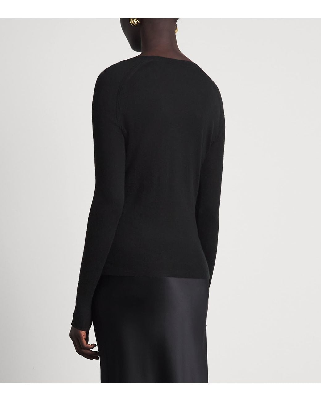 Joseph Black Cashmere Cashair Cetus Sweater