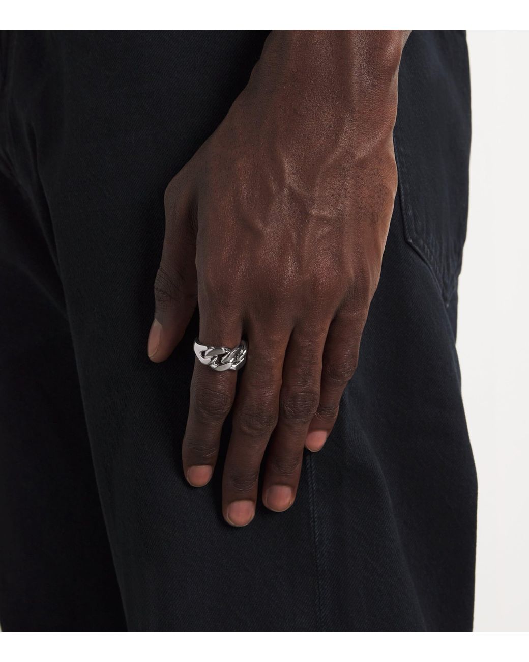 Tom Wood Metallic Sterling Dean Ring for men