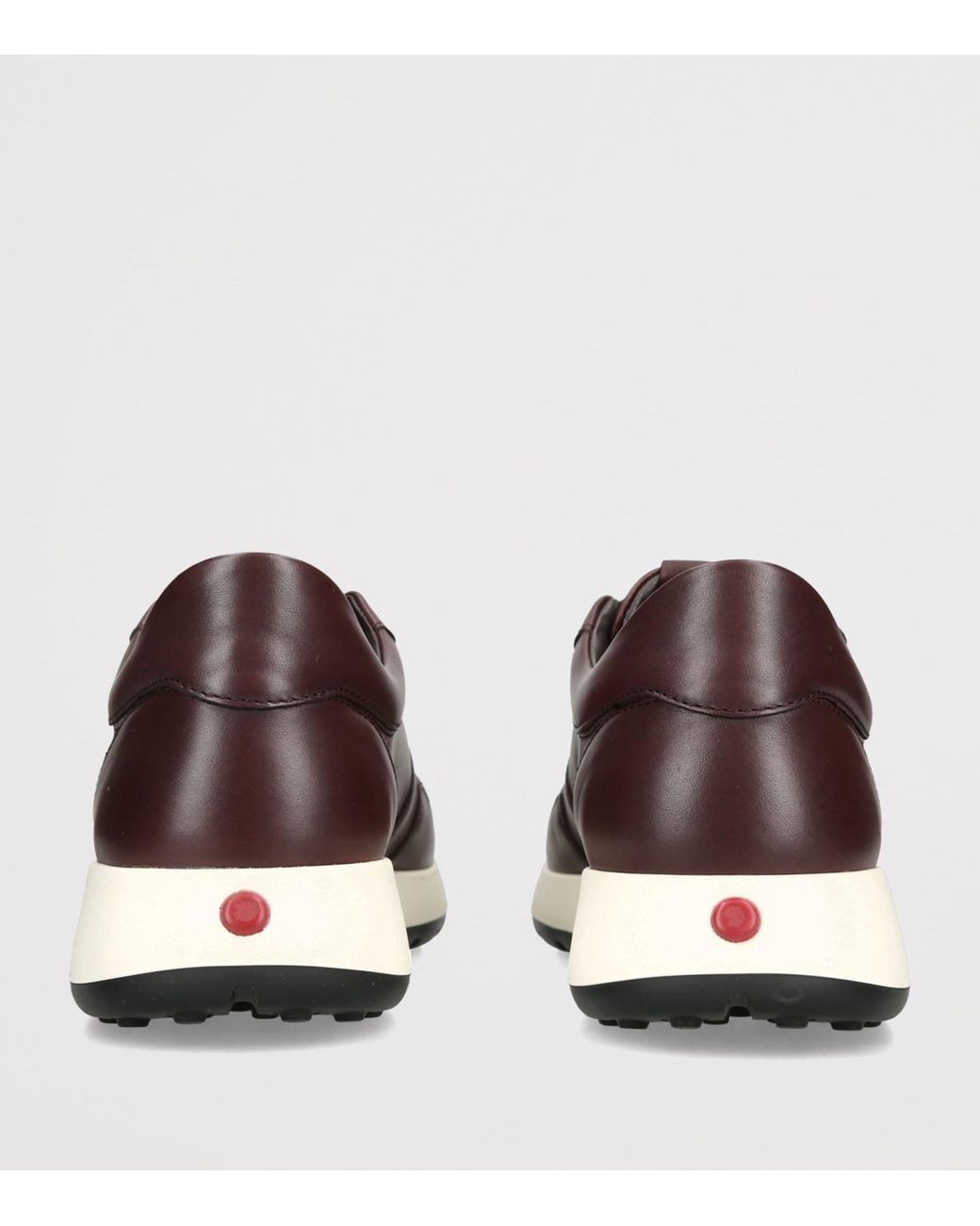 Tod's Brown Leather Allacciato Sneakers for men