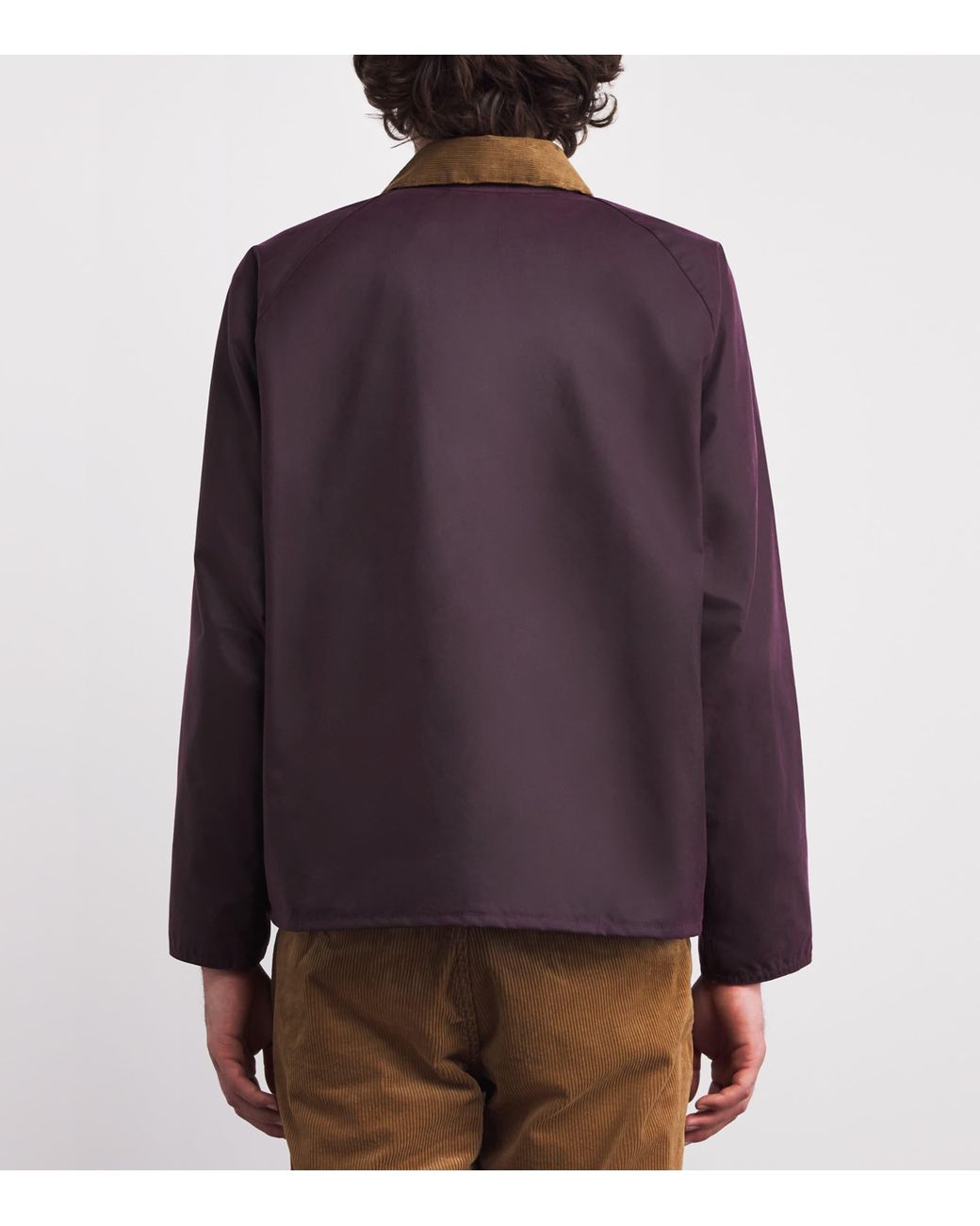 Barbour X Paul Smith Transport Waxed Jacket in Purple for Men | Lyst