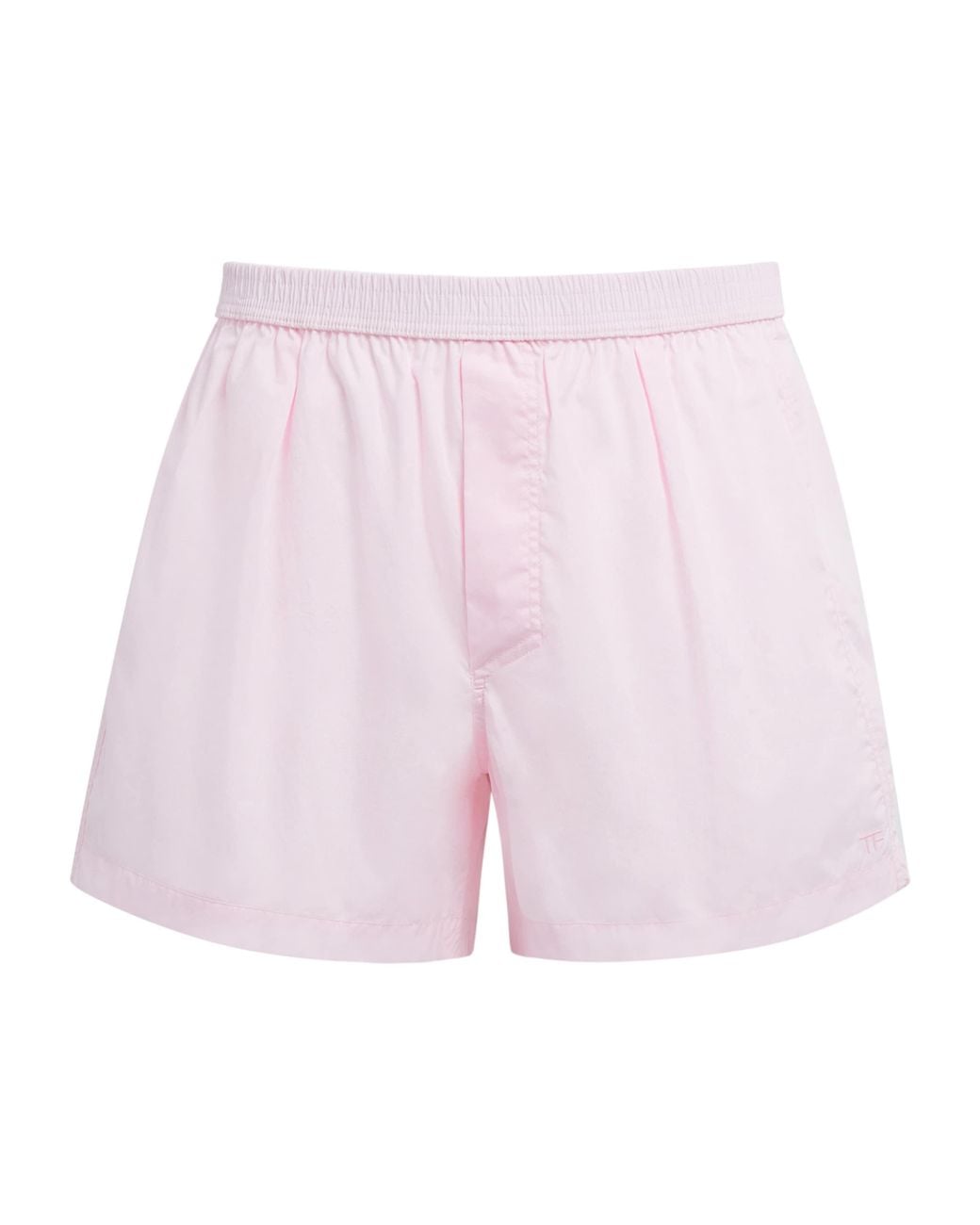 Tom Ford Pink Cotton Poplin Boxer Shorts for men