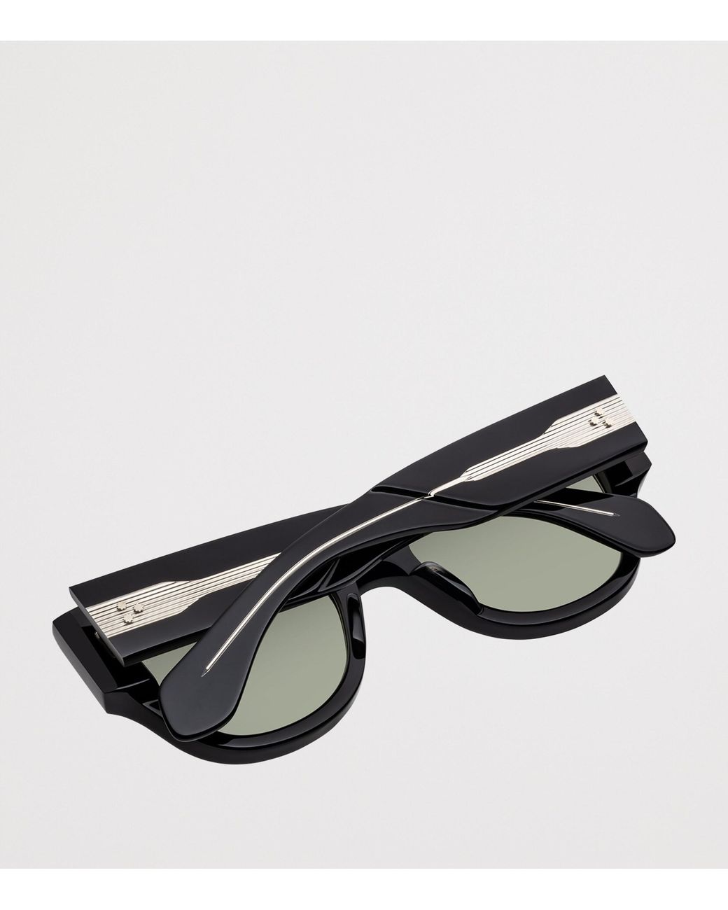 Jacques Marie Mage Black Acetate Chelsea Sunglasses for men