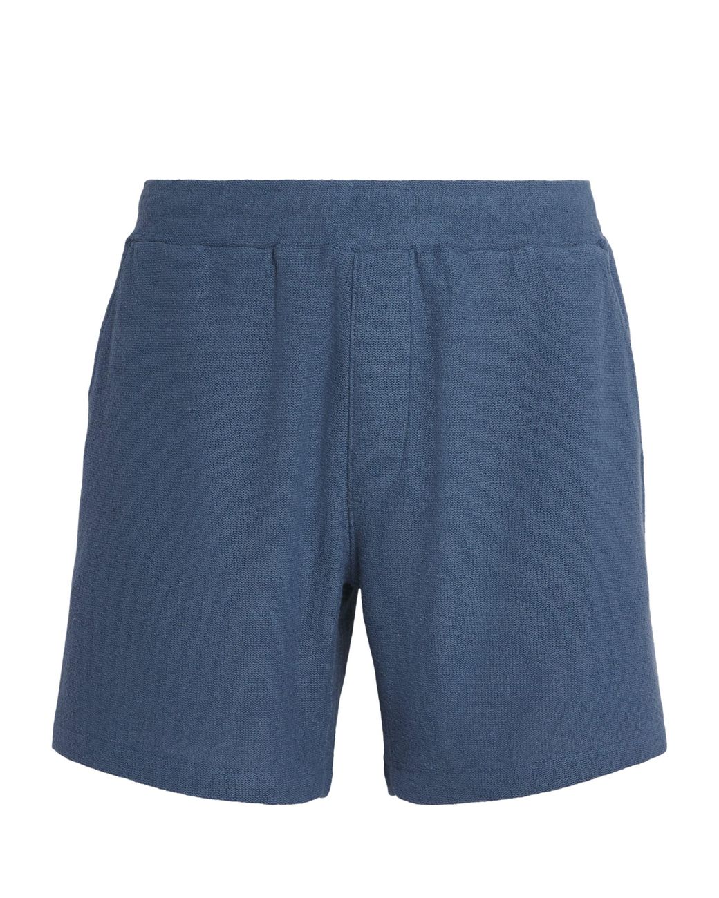 PAIGE Blue Bouclé Elijah Shorts for men