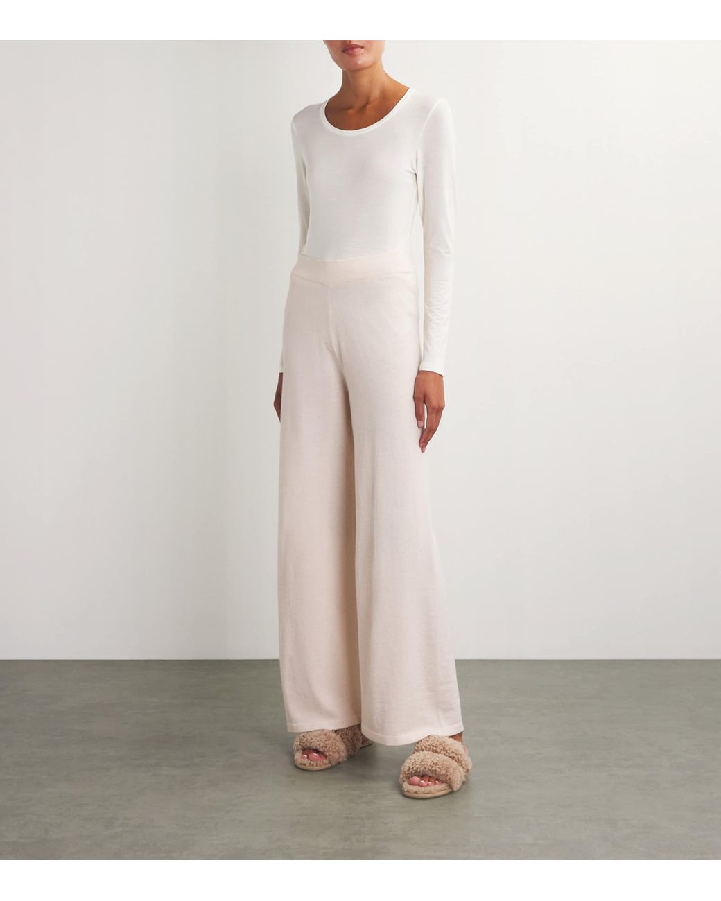 Falke White Long-Sleeve Daily Climawool T-Shirt