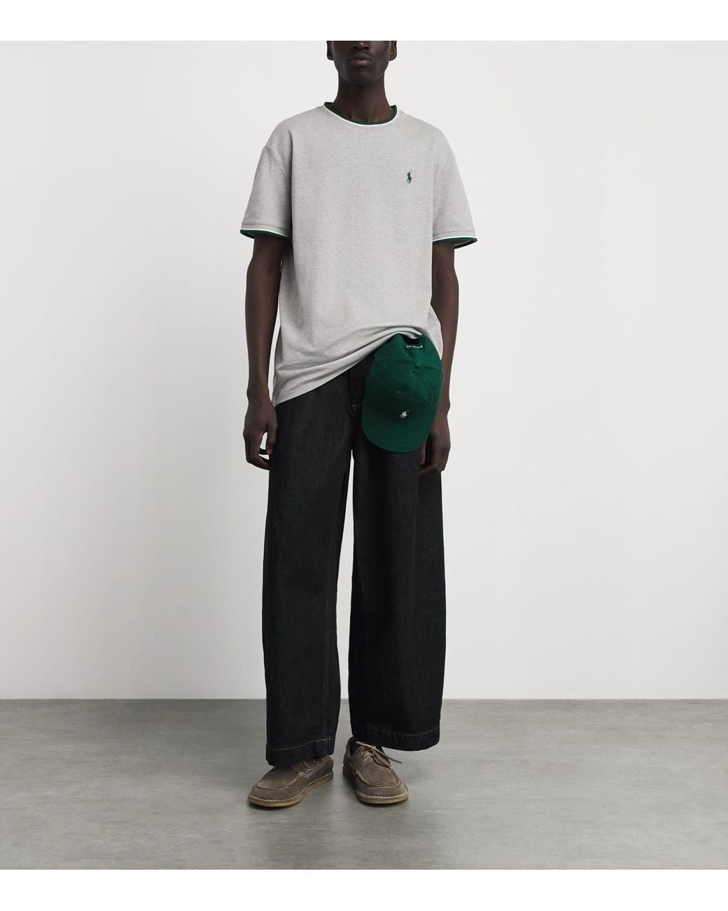 Polo Ralph Lauren Gray Stretch-Cotton T-Shirt for men