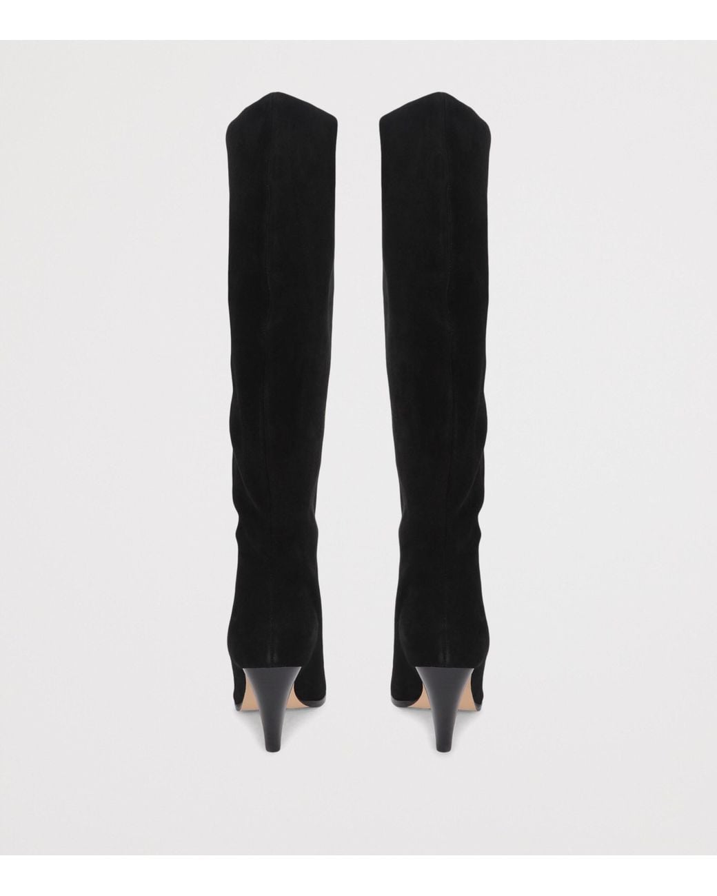 Kurt Geiger Black Suede Lambeth Knee-High Boots