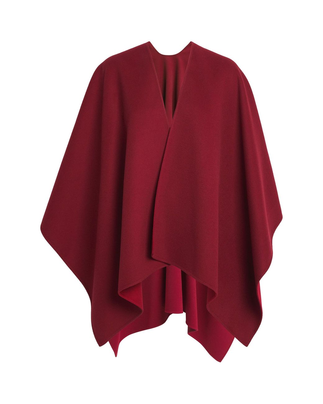 RETORI Red Virgin Wool Cape