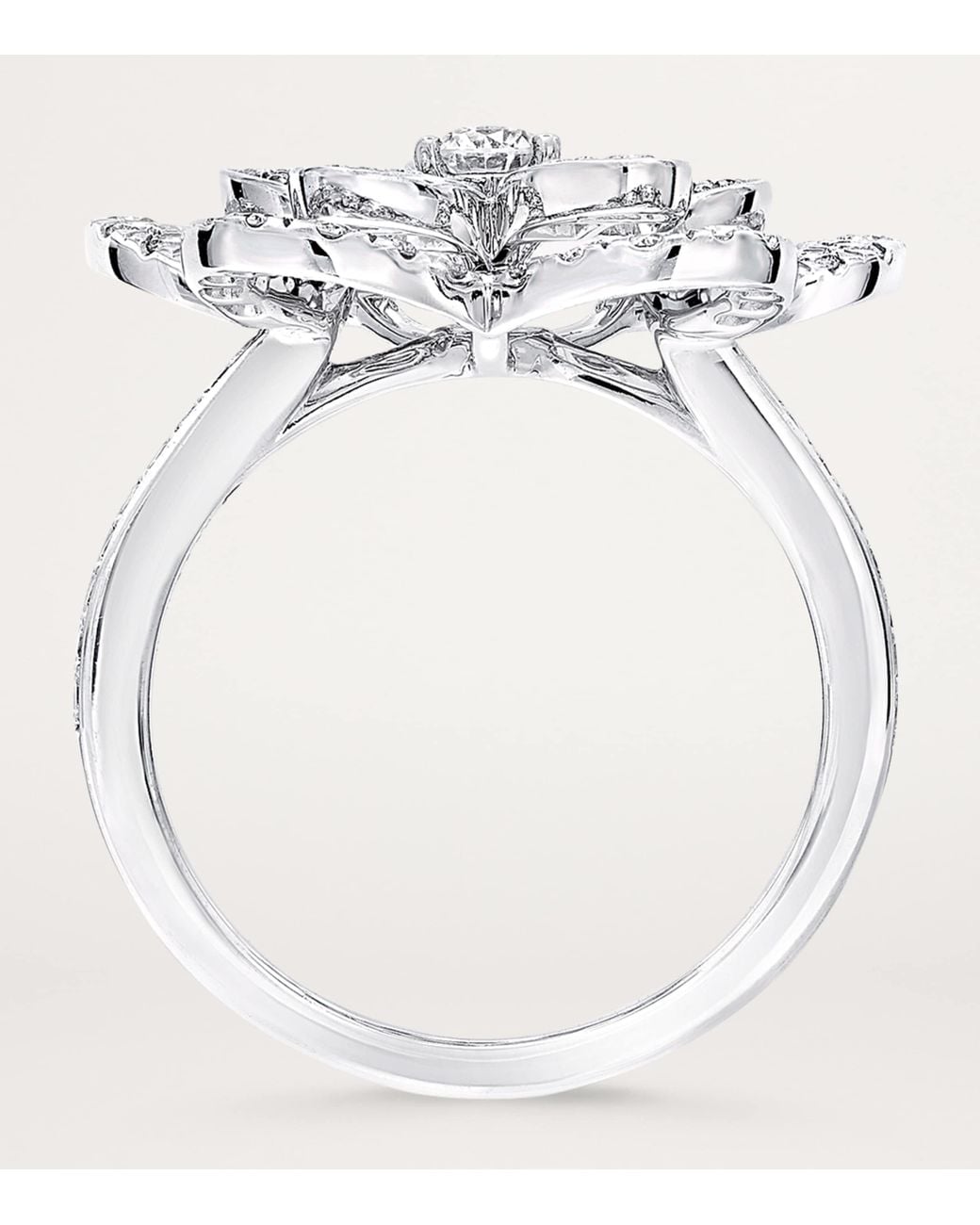 Graff White And Diamond Wild Flower Ring