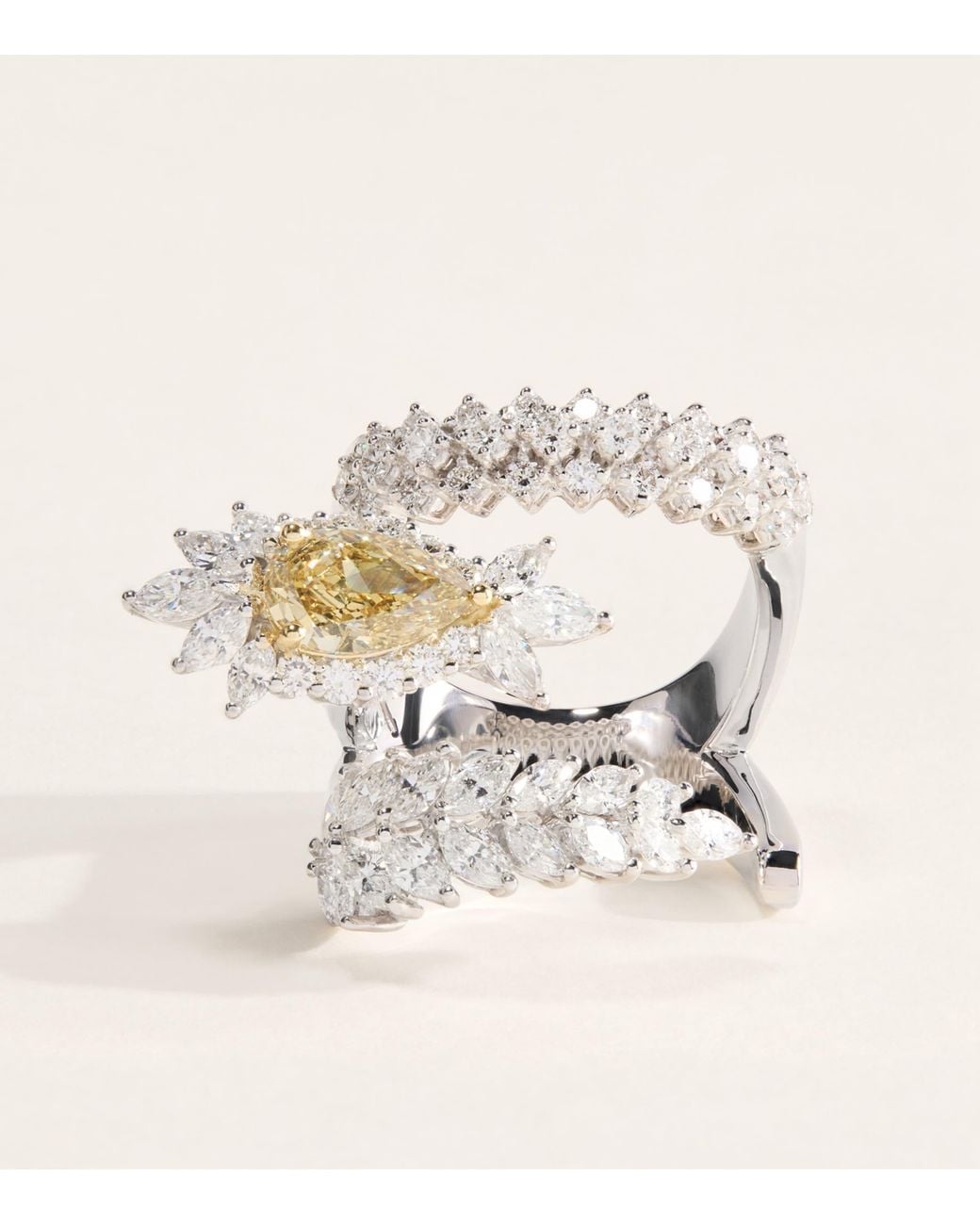 YEPREM Natural And Diamond Reign Supreme Ring