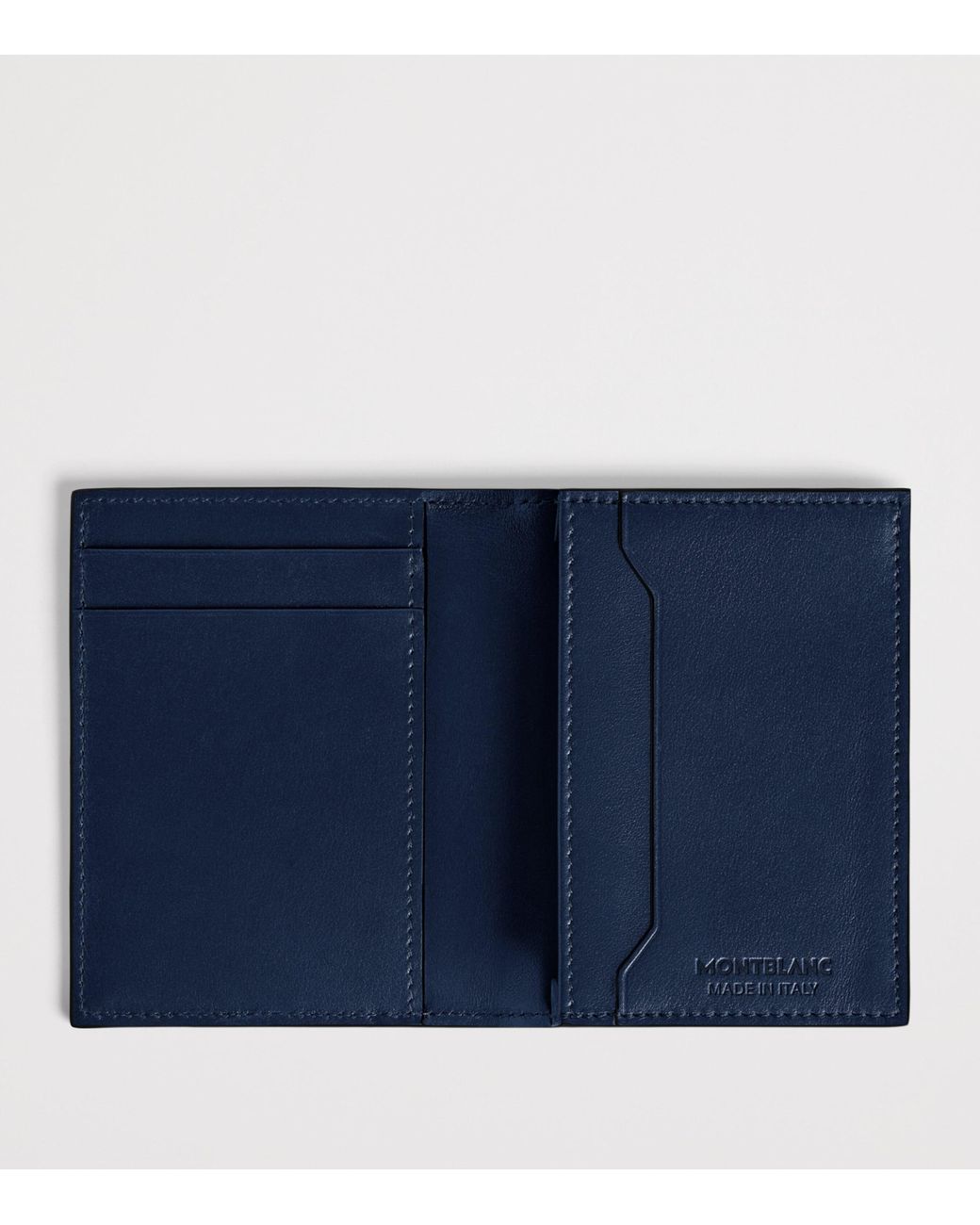 Montblanc Black Calfskin Meisterstück 4Cc Bifold Card Holder for men